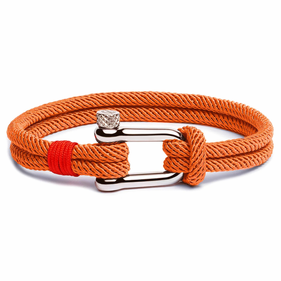 Pulseira de Corda Laranja Strand Beroc