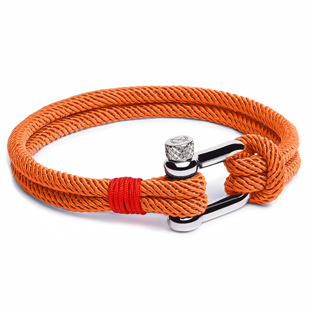 Pulseira de Corda Laranja Strand Beroc