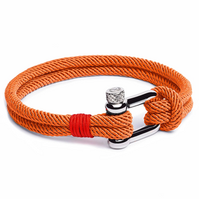 Pulseira de Corda Laranja Strand Beroc