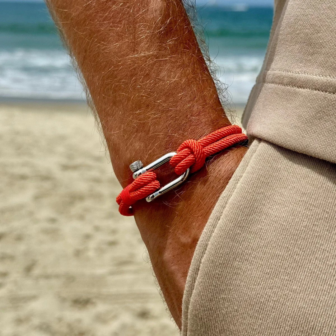 Pulseira de Corda Laranja Strand Beroc