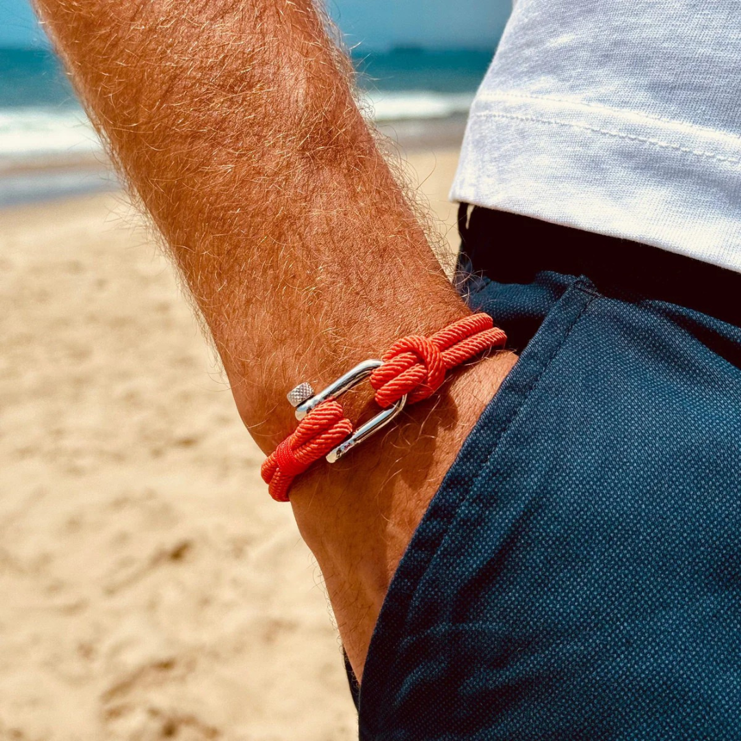 Pulseira de Corda Laranja Strand Beroc