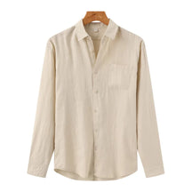Camisa de Linho Manga Longa Old Money – Italy