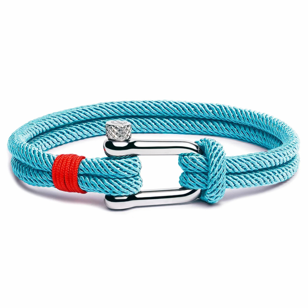 Pulseira de Corda Azul Claro Strand Beroc