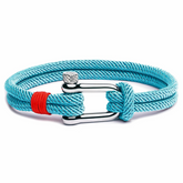 Pulseira de Corda Azul Claro Strand Beroc