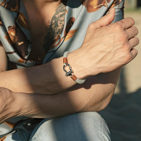 Pulseira de Corda de Algodão Ômega Beroc