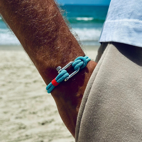 Pulseira de Corda Azul Claro Strand Beroc