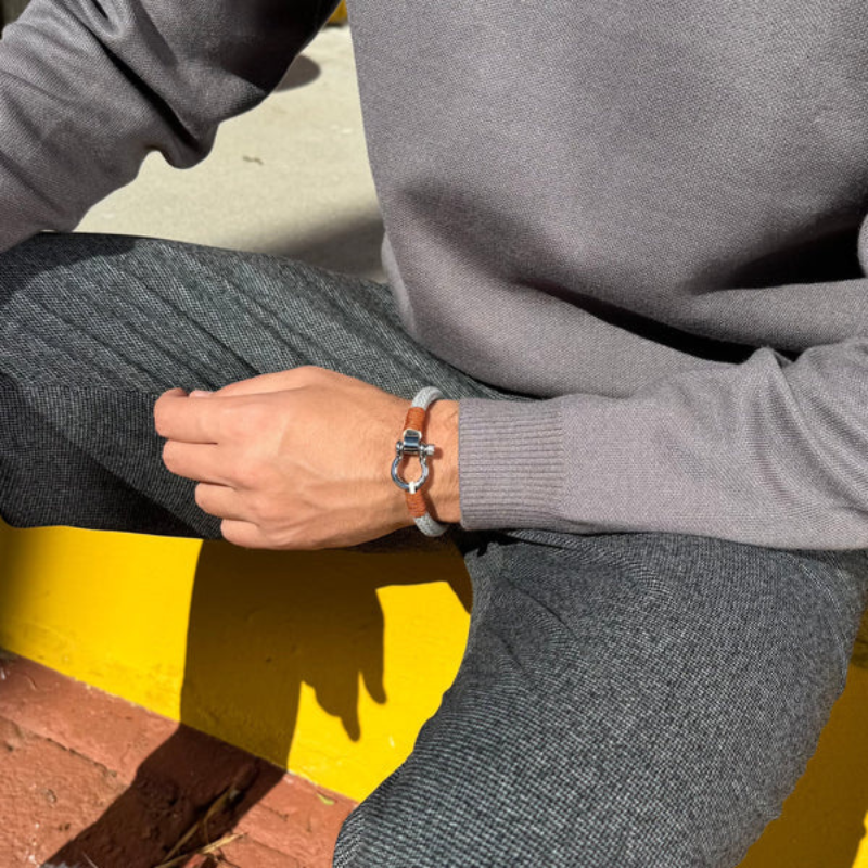 Pulseira de Corda de Algodão Ômega Beroc