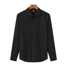 Camisa de Linho Manga Longa Old Money – Italy