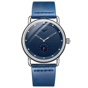 RELÓGIO MINIMALISTA LEGACY MILANO PULSEIRA DE COURO