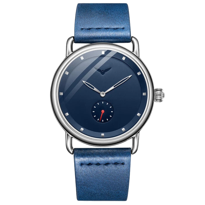 RELÓGIO MINIMALISTA LEGACY MILANO PULSEIRA DE COURO