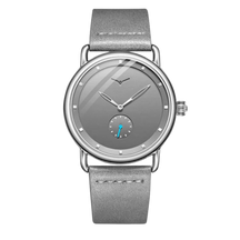 RELÓGIO MINIMALISTA LEGACY MILANO PULSEIRA DE COURO