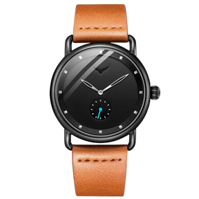 RELÓGIO MINIMALISTA LEGACY MILANO PULSEIRA DE COURO