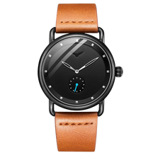 RELÓGIO MINIMALISTA LEGACY MILANO PULSEIRA DE COURO