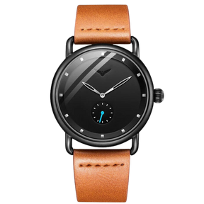 RELÓGIO MINIMALISTA LEGACY MILANO PULSEIRA DE COURO