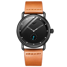RELÓGIO MINIMALISTA LEGACY MILANO PULSEIRA DE COURO