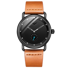 RELÓGIO MINIMALISTA LEGACY MILANO PULSEIRA DE COURO