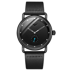 RELÓGIO MINIMALISTA LEGACY MILANO PULSEIRA DE COURO
