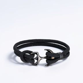 Pulseira de Corda Preta Anchor Beroc