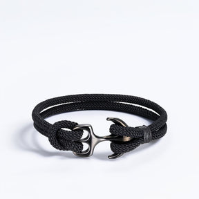 Pulseira de Corda Preta Anchor Beroc