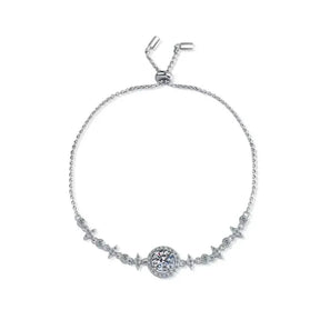 Bracelets Women Wedding 1CT Moissanite Diamond
