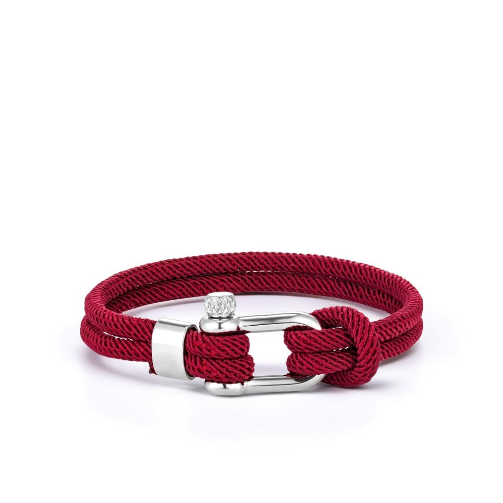 Pulseira de Corda Vinho Malibu Beroc
