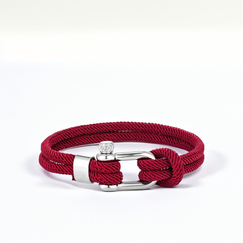 Pulseira de Corda Vinho Malibu Beroc