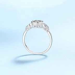 Moissanite Diamond PT950 Platinum Girl Birthday Gift