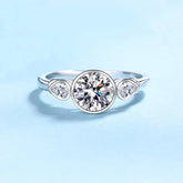 Moissanite Diamond PT950 Platinum Girl Birthday Gift