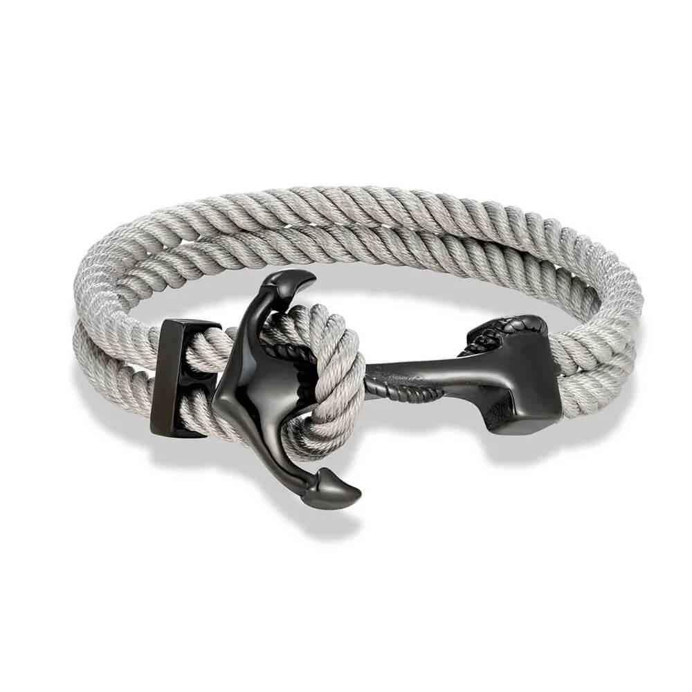Pulseira de Corda Cinza Náutica Beroc