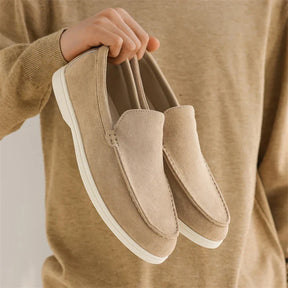 Mocassins de camurça premium | Bege