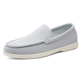 Mocassim de camurça premium | Azul-celeste