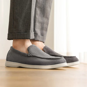 Mocassins de camurça premium | Cinza