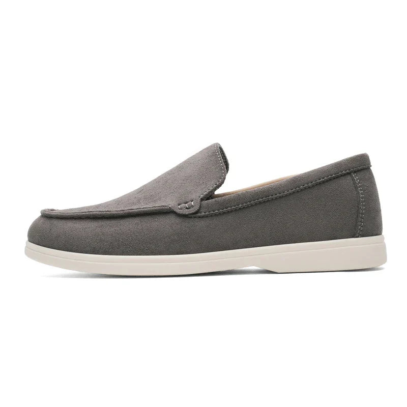 Mocassins de camurça premium | Cinza